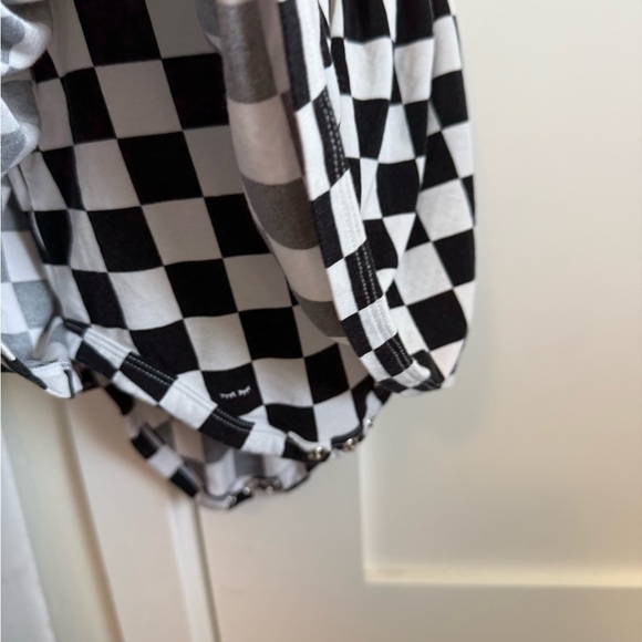 Little Sleepies Pink Star, Checkered and Ice-cream Party Ruffle-Sleeve Dress - Picture 11 of 16